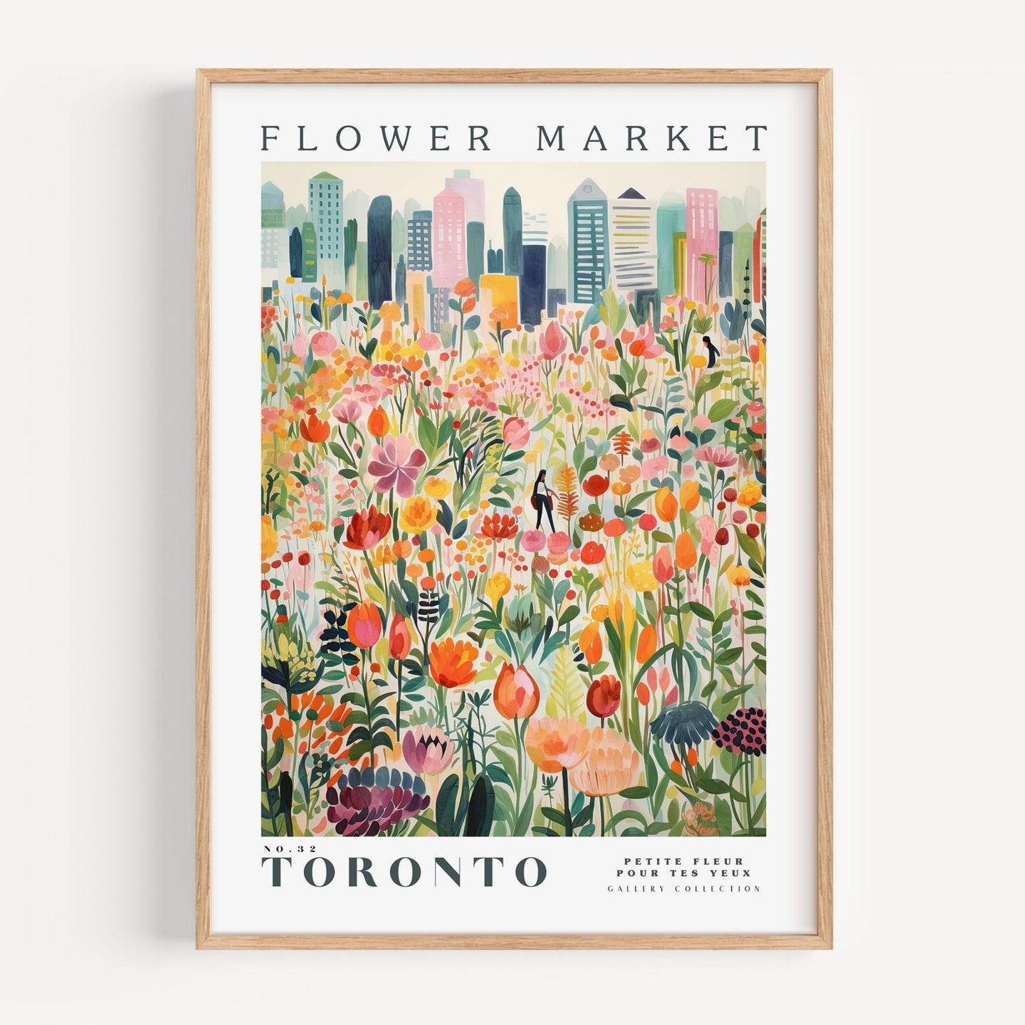 Toronto Flower Market Poster - Posters - Enchanted Sights