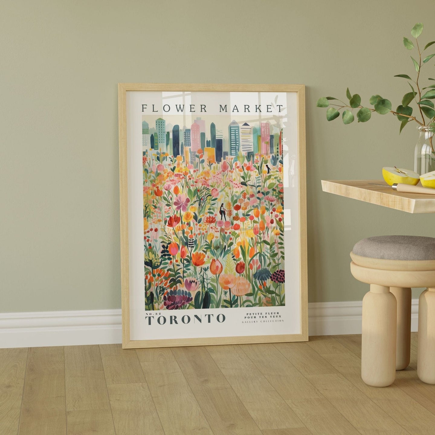 Toronto Flower Market Poster - Posters - Enchanted Sights