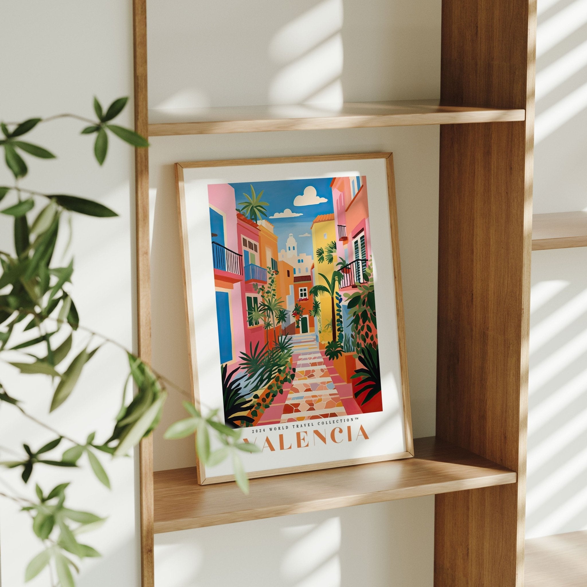 Valencia Travel Poster - Posters - Enchanted Sights