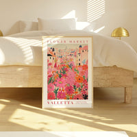 Valletta Flower Market Poster - Posters - Enchanted Sights