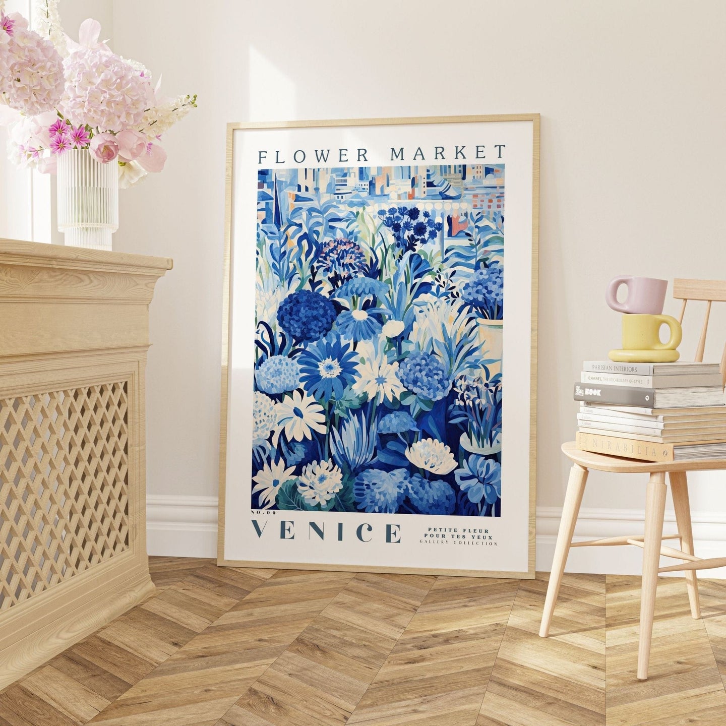 Venice Flower Market Poster - Posters - Enchanted Sights