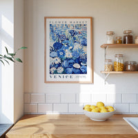 Venice Flower Market Poster - Posters - Flower Poster