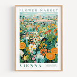 Vienna Flower Market Poster - Posters - Enchanted Sights