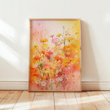Vintage Wildflower Floral Poster - Poster - Flower Poster