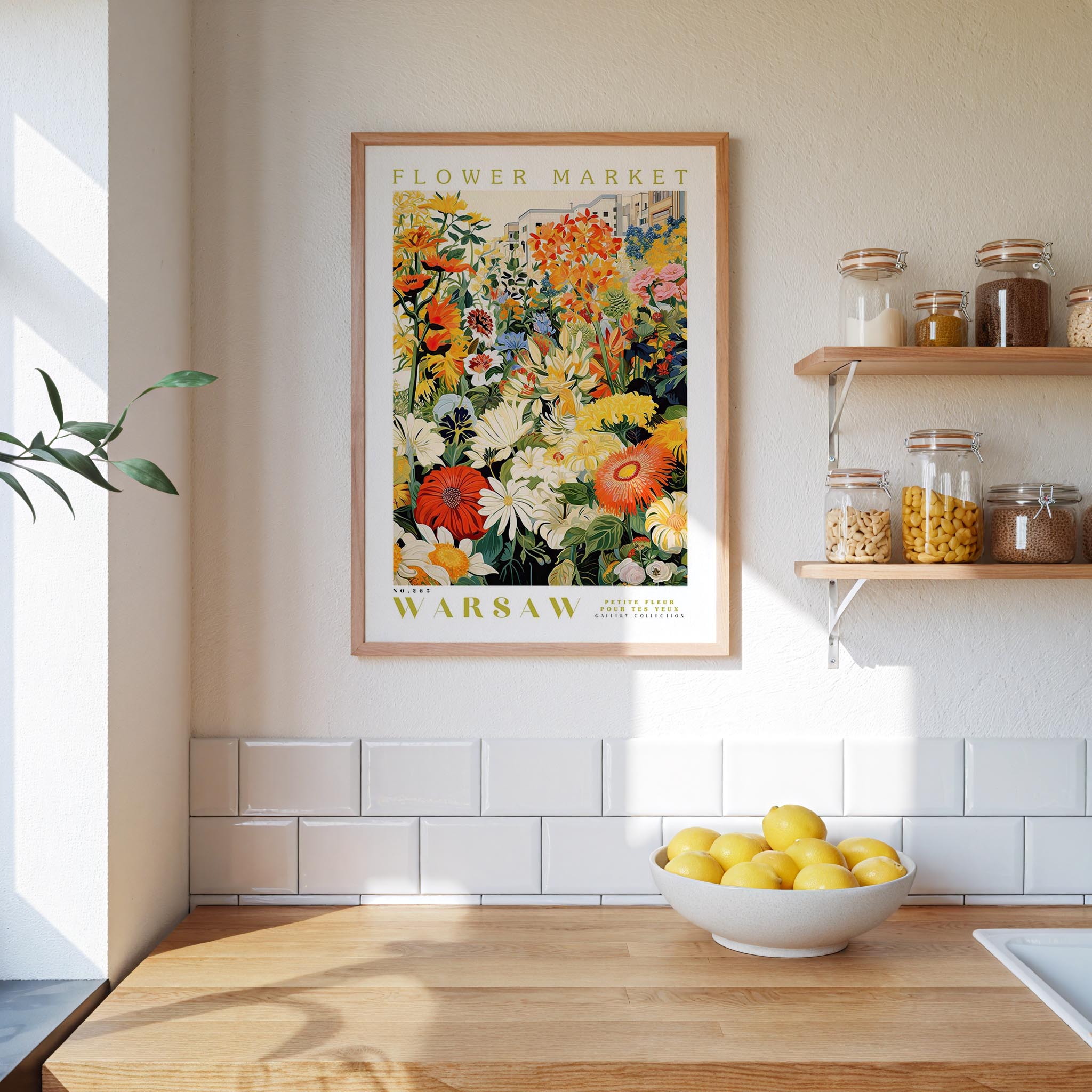 Warsaw Flower Market Poster - Poster - Flower Poster