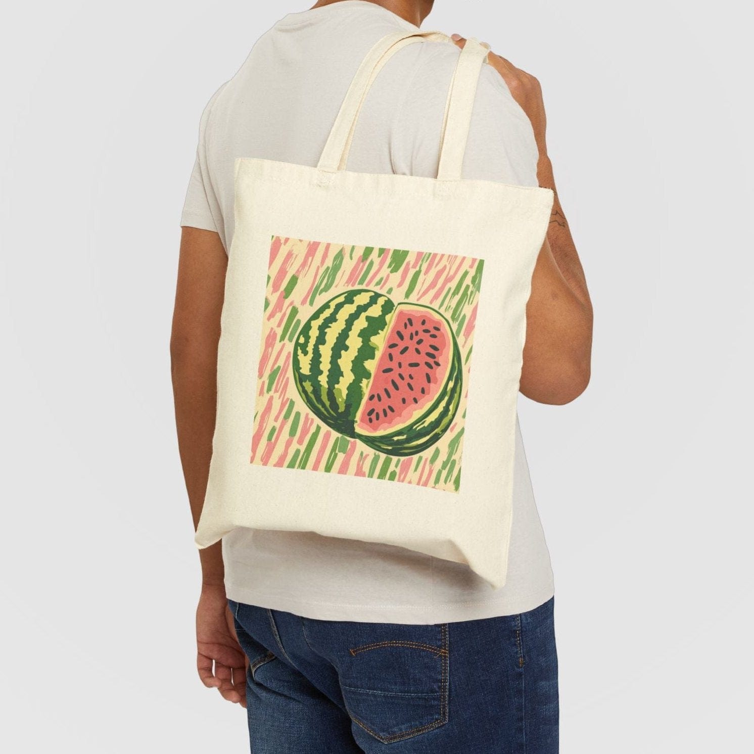 Watermelon Fruit Tote Bag - Bags - Enchanted Sights