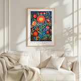 Whimsical Floral Pattern Poster - Poster - Flower Poster